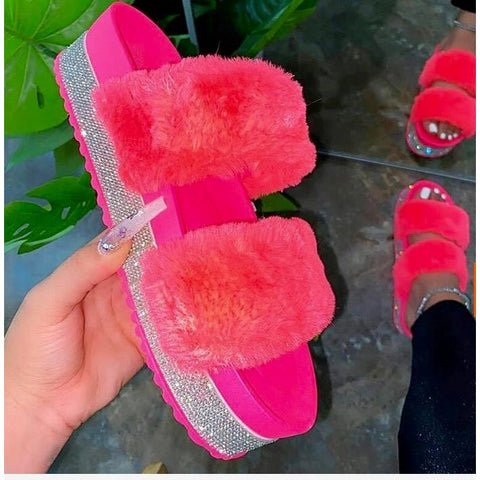 Pink Studded Sandals
